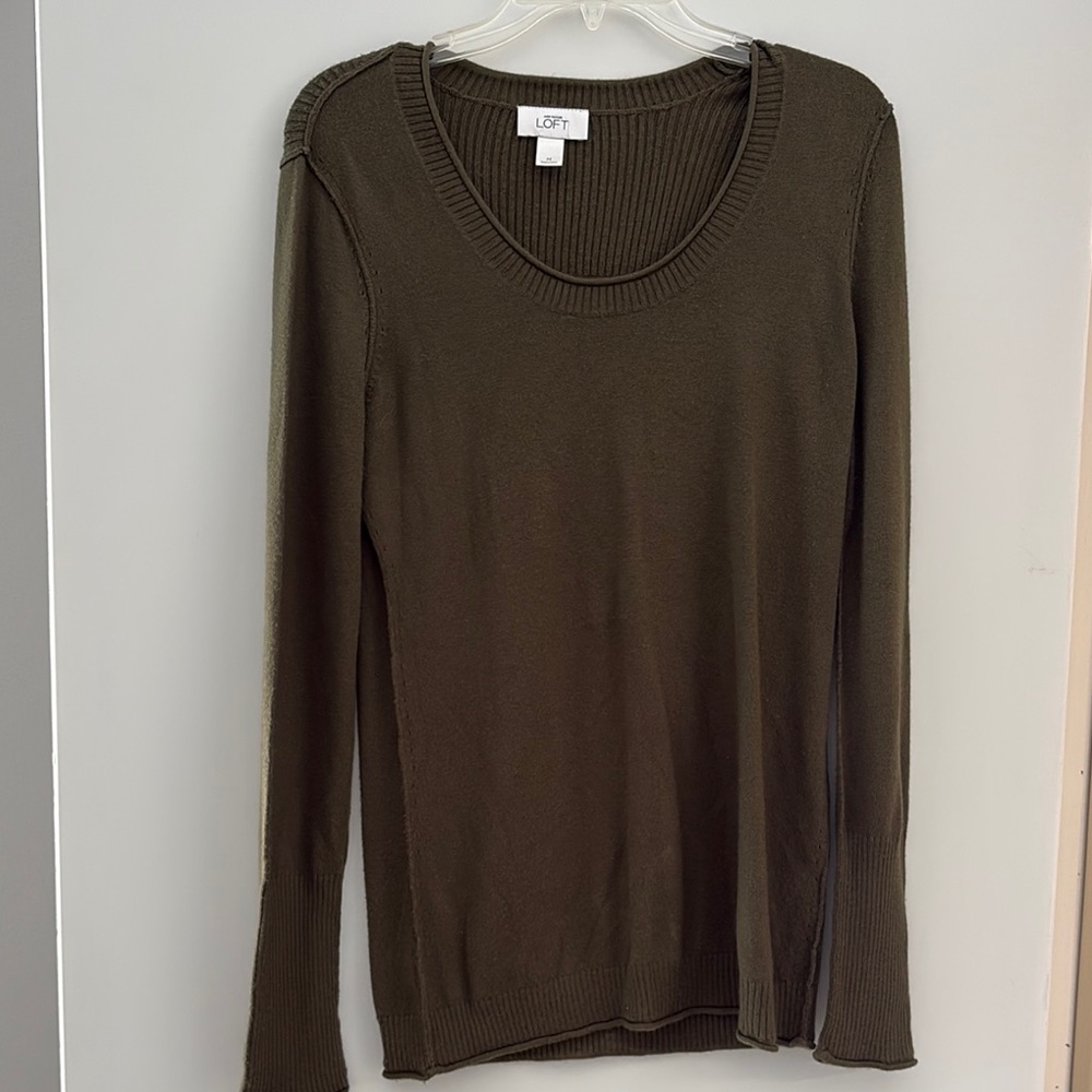 Loft Olive Green Sweater